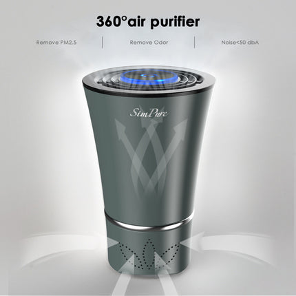 Mini Portable Air Purifier Desktop-True HEPA Filter Cleans Air,Home,Office Use