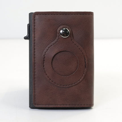 Anti-theft Swiping Pop-up Card Holder Multi-function Business Men Wallet Positioning Tracker Card Holder