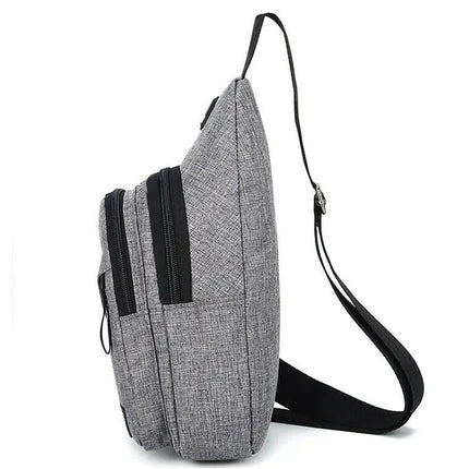 Men Women Sling Bag Chest Fanny Packs Cross Body Travel Sports Shoulder Backpack