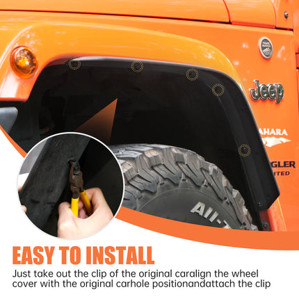 Fender Flares Compatible With 2007-2018 Wrangler