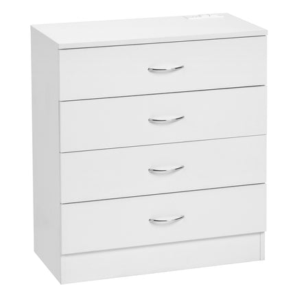 4 Drawers, 2 USB  2 Sockets, Bedside Table
