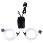 Black / Double Hole USB Air Pump