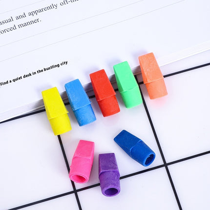 Color Knife Head Bullet Eraser Pencil Stub Eraser Student Torch Eraser Replacement