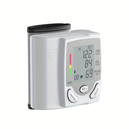 Wrist Electronic Blood Pressure Monitor, BP Sphygmomanometer