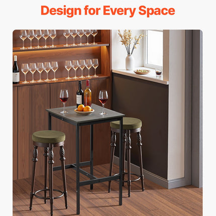 24 In Bar Table Height Pub Table Cocktail Coffee Counter Desk Kitchen Dining