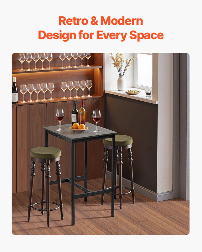 24 In Bar Table Height Pub Table Cocktail Coffee Counter Desk Kitchen Dining