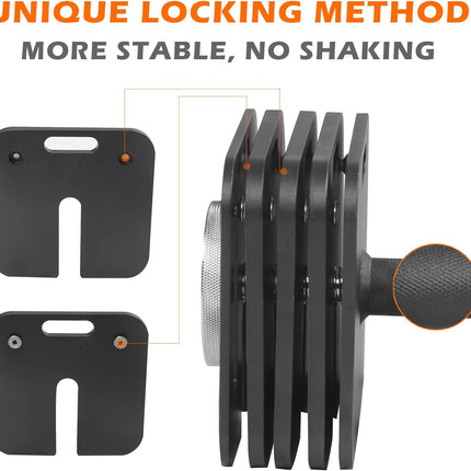Adjustable Dumbbell 9 In 1 Free Weights For Multiweight Options Quick-Lock Adjustable Dumbbell Sets With Anti-Slip Steel Handle For Full-Body Home Gym Workouts