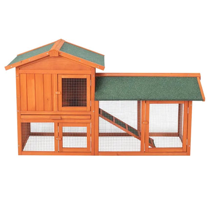 61" Wooden Chicken Coop Hen House Rabbit Wood Hutch Poultry Cage Habitat (SAME AS 39333036)