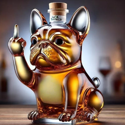 Funny French Whiskey Bottle