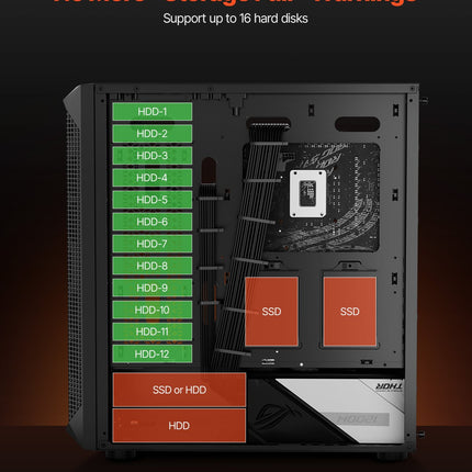 PC Gaming Case Mid-Tower Computer Case With 4 X 120 Mm Fans For ATX/M-ATX/ITX